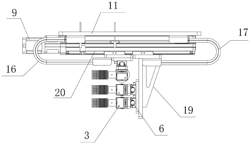 Alignment system for detecting screen hole area of mobile phone