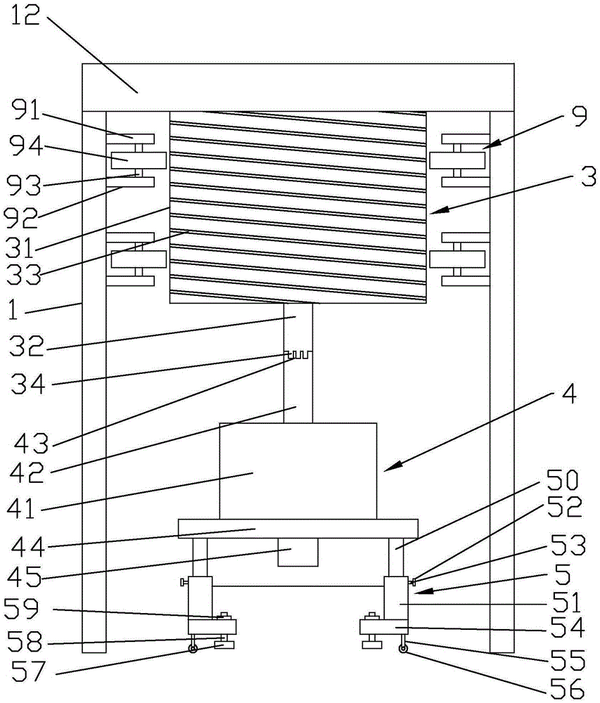 Wire rewinding machine applied to aluminum wire production