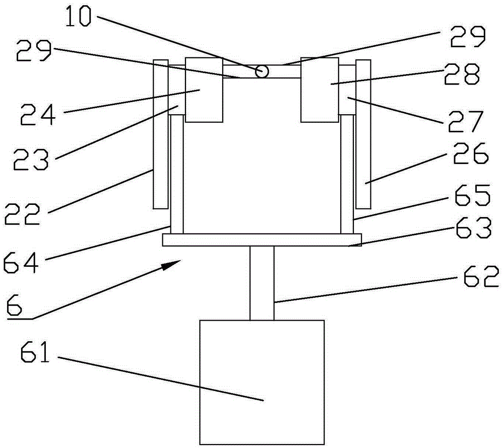 Wire rewinding machine applied to aluminum wire production