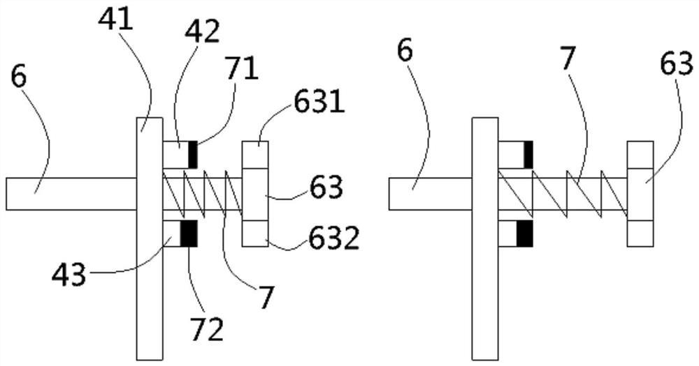 Bearing outer wall machining equipment with feeding and discharging structure