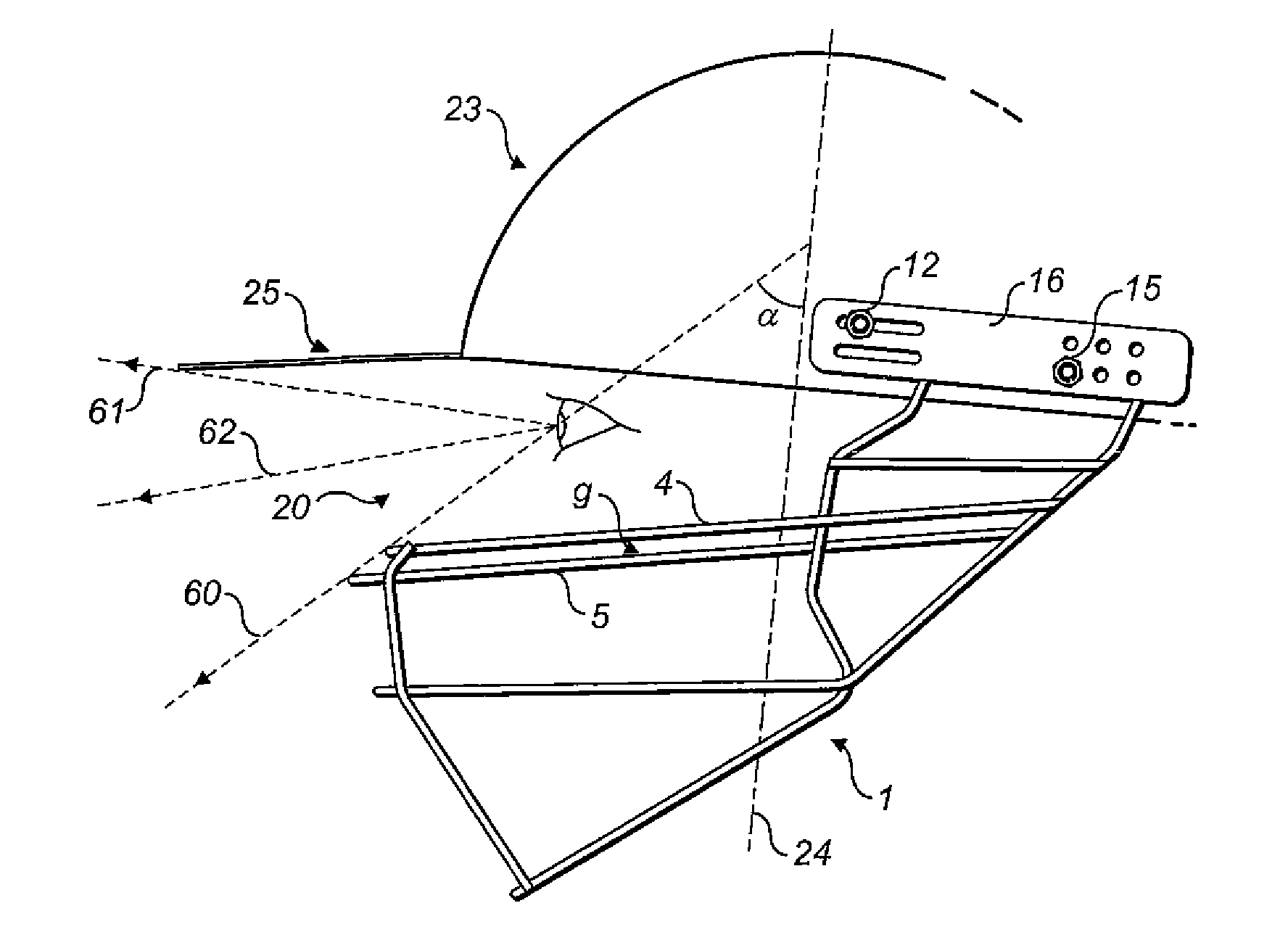 Sports face guard