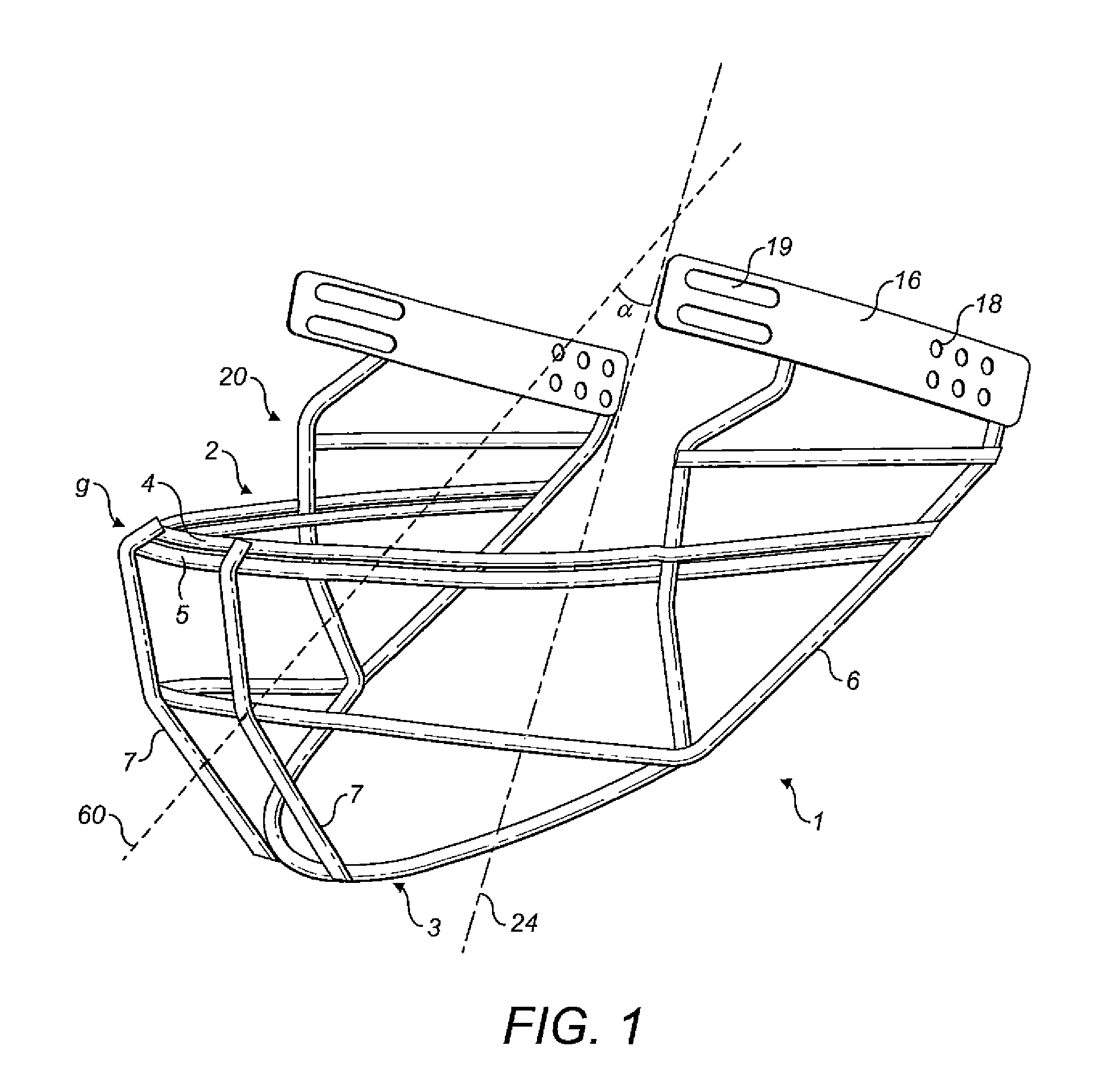 Sports face guard