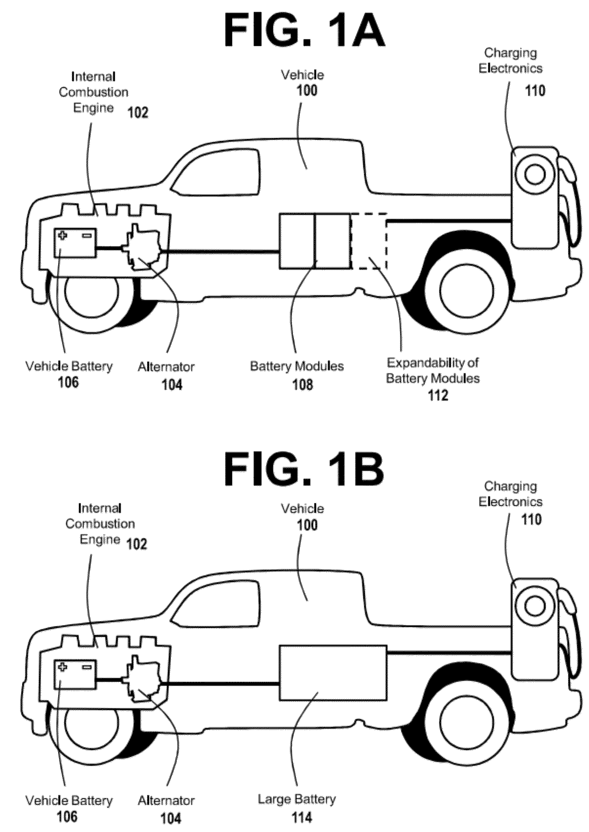 Charging Service Vehicles With Battery and Generator Sources