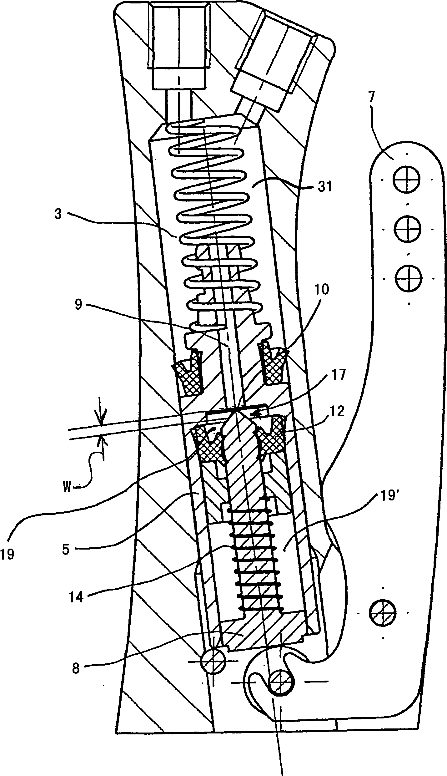 Actuating armature