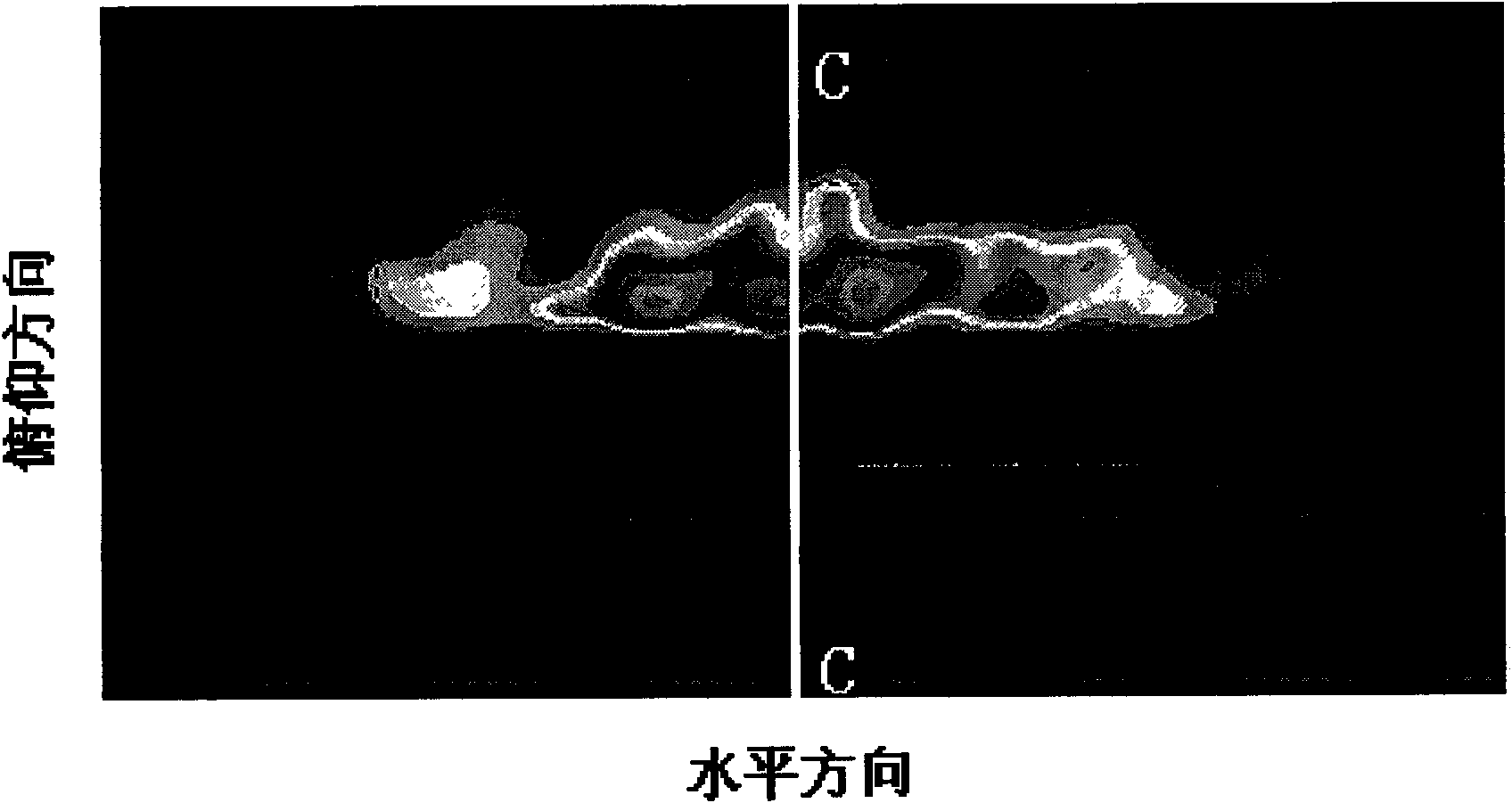 Method for measuring angle of central transition region of the two-color beam of LED precision approach path indicator