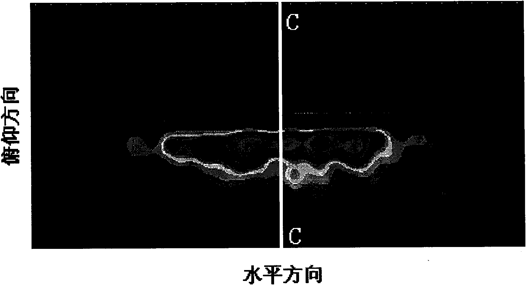 Method for measuring angle of central transition region of the two-color beam of LED precision approach path indicator