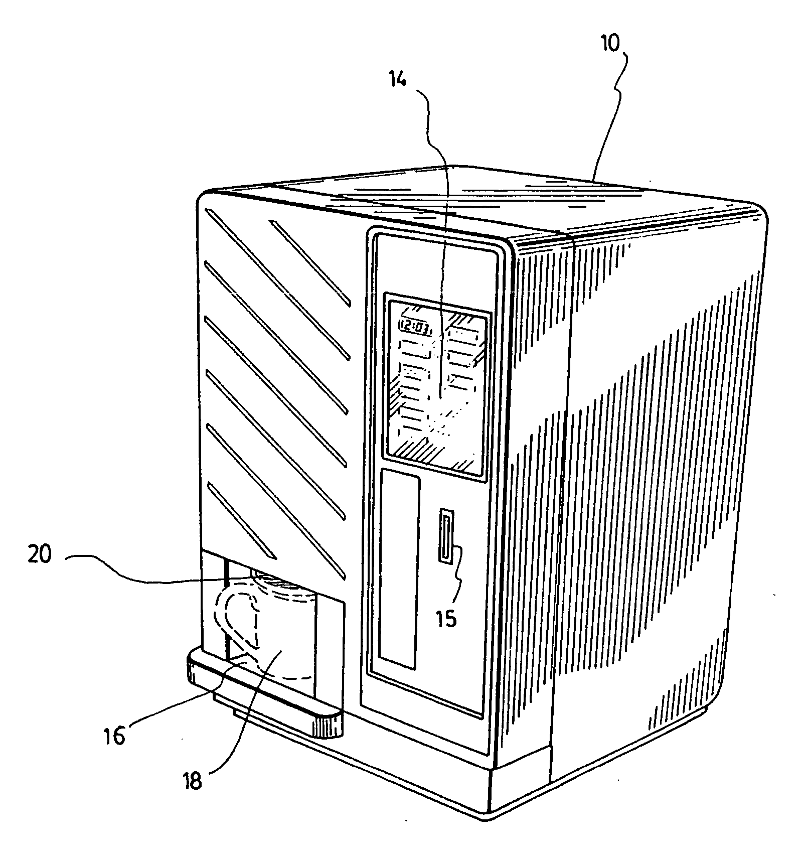 Coffee flavour dispenser