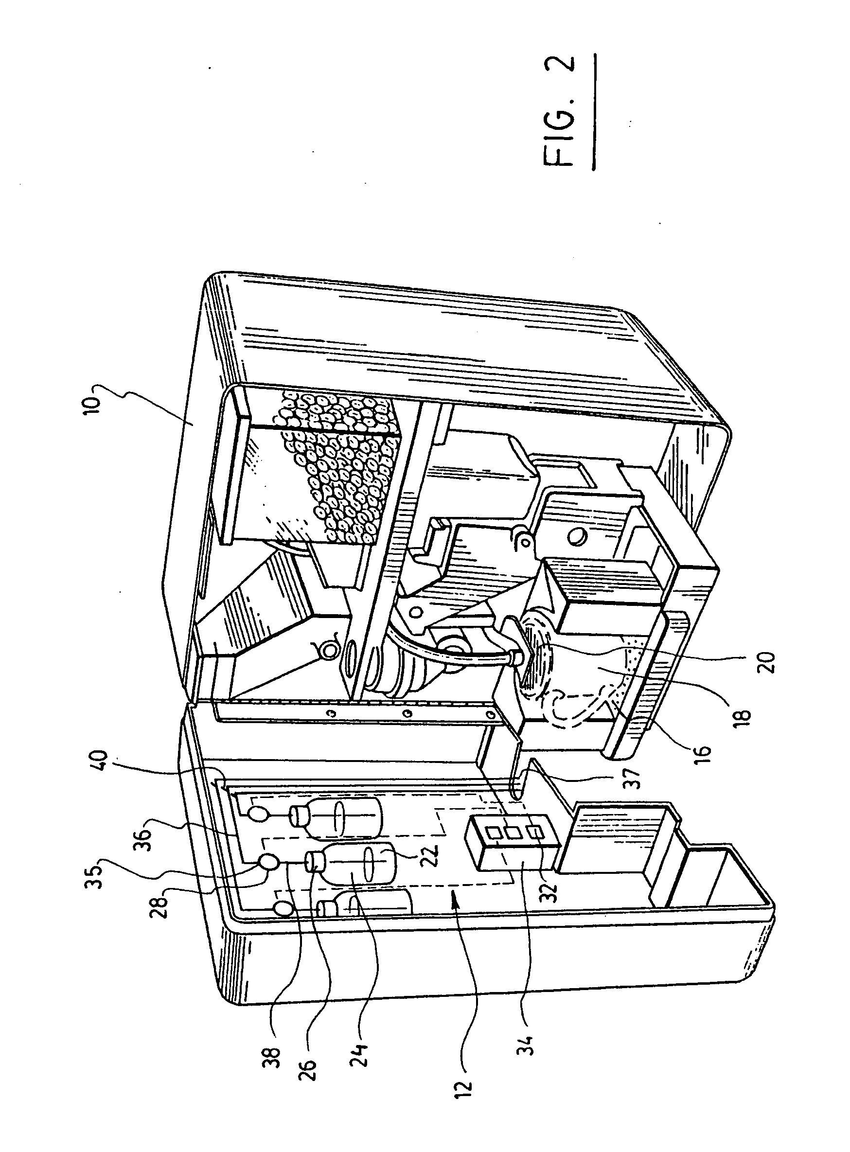 Coffee flavour dispenser