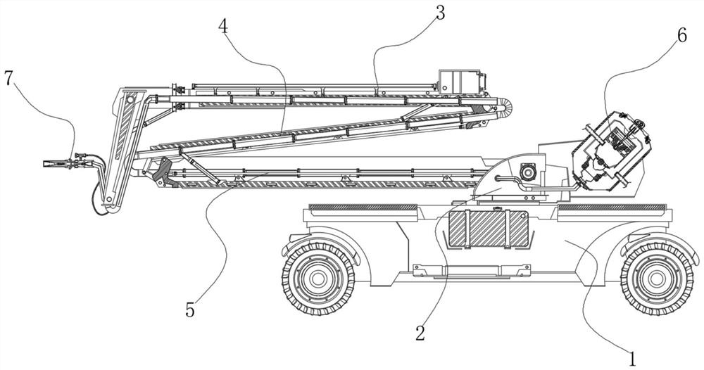 A multi-functional elevating fire-fighting robot