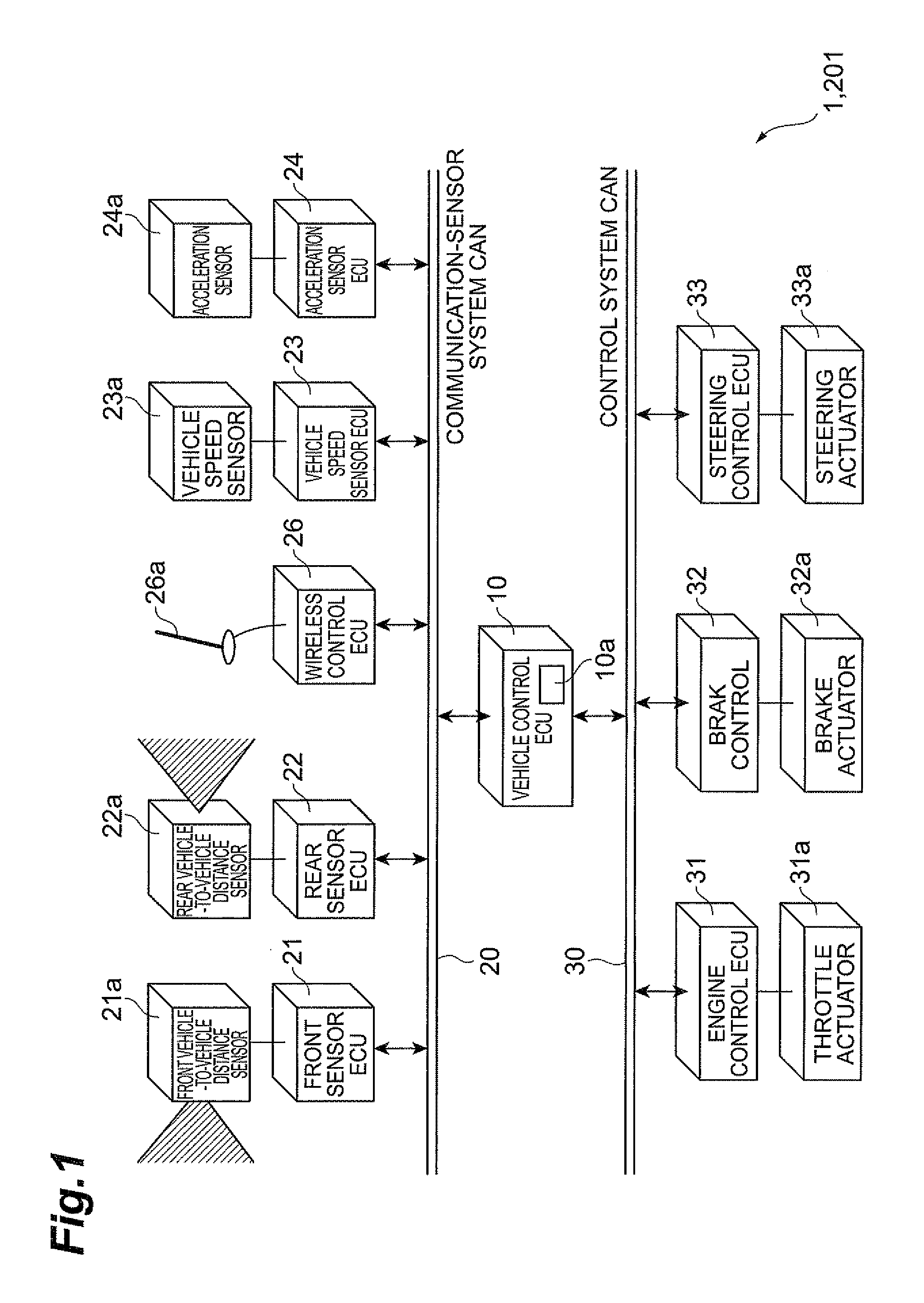 Row-running control system and vehicle