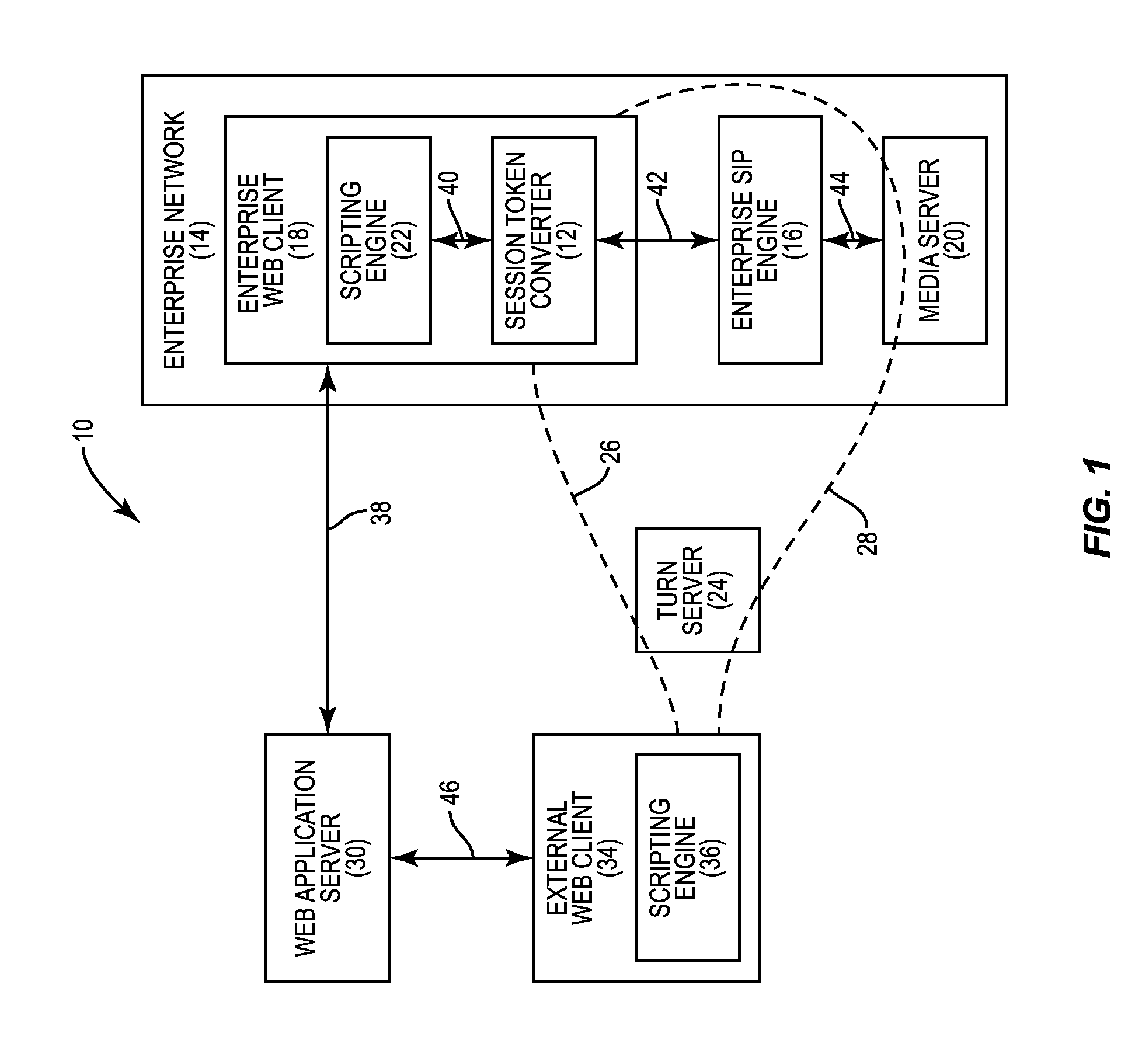 APPLICATION OF ENTERPRISE POLICIES TO WEB REAL-TIME COMMUNICATIONS (WebRTC) INTERACTIVE SESSIONS USING AN ENTERPRISE SESSION INITIATION PROTOCOL (SIP) ENGINE, AND RELATED METHODS, SYSTEMS, AND COMPUTER-READABLE MEDIA