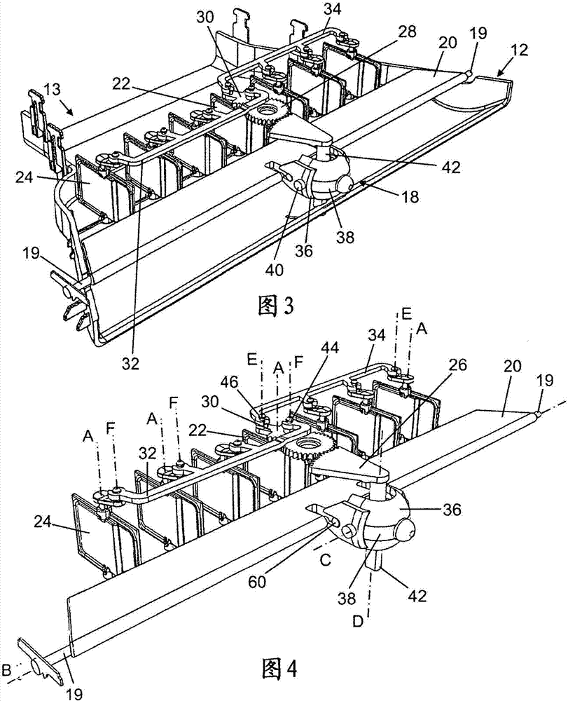 Air vent having a control device