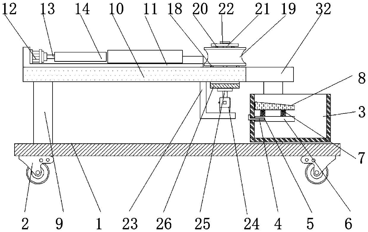 Bending machine for elbow and capable of adjusting bending angle