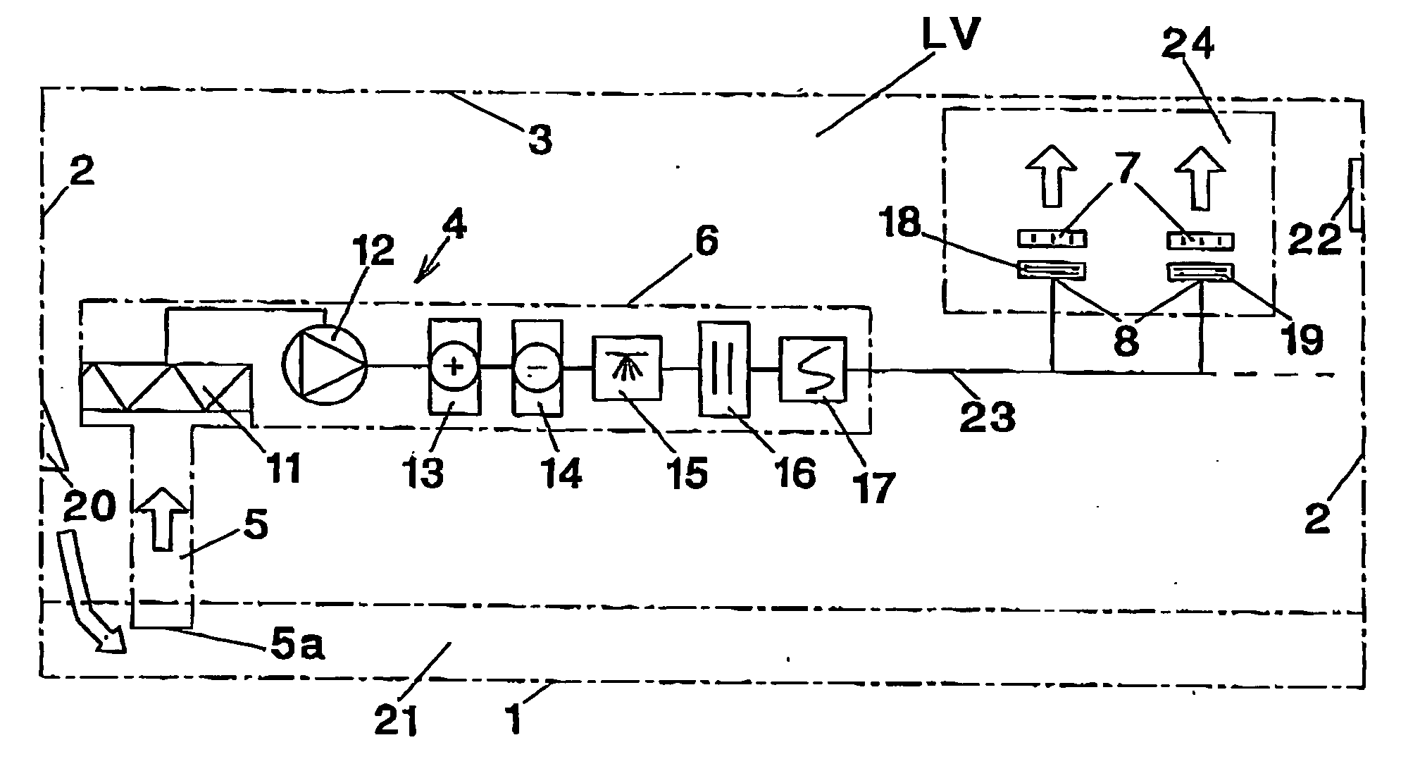 Air distribution device