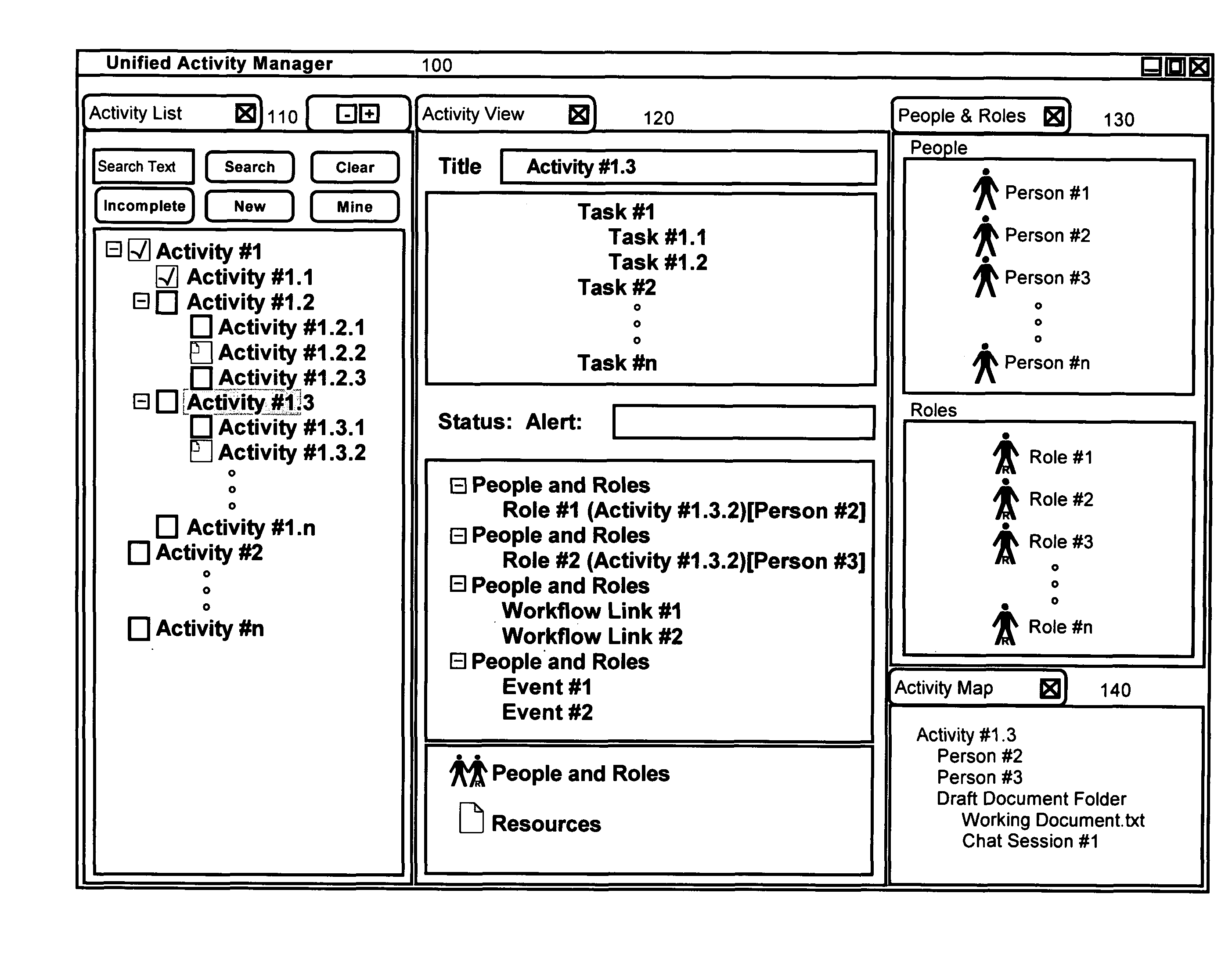 Managing activity reuse in a collaborative computing environment