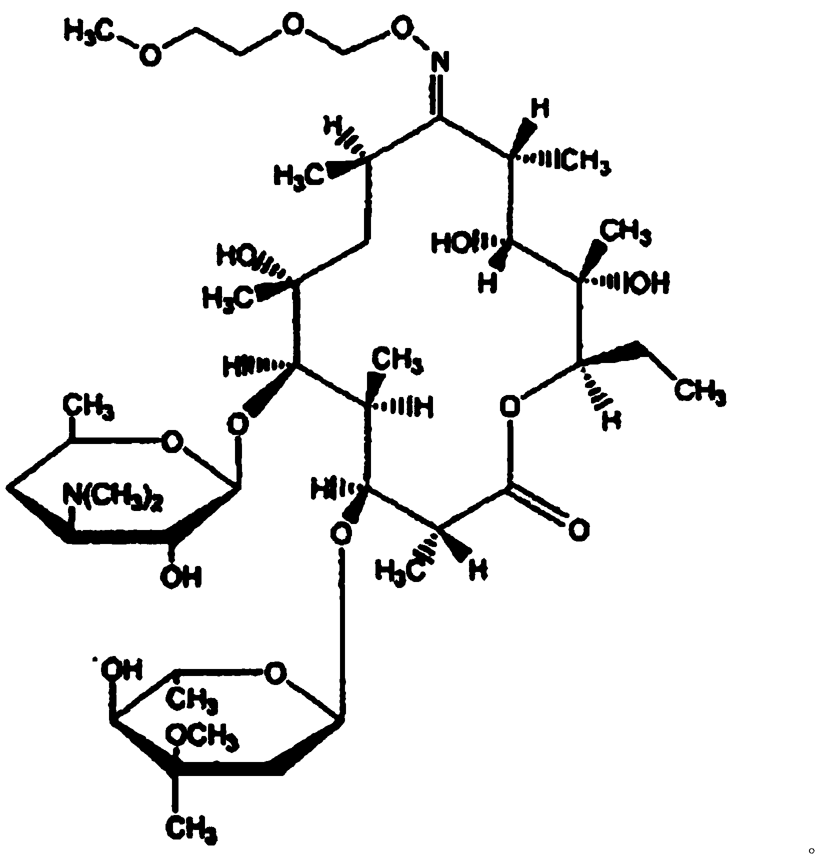 Roxithromycin refining method