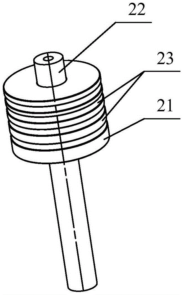 3D printer feed pipe and feed structure