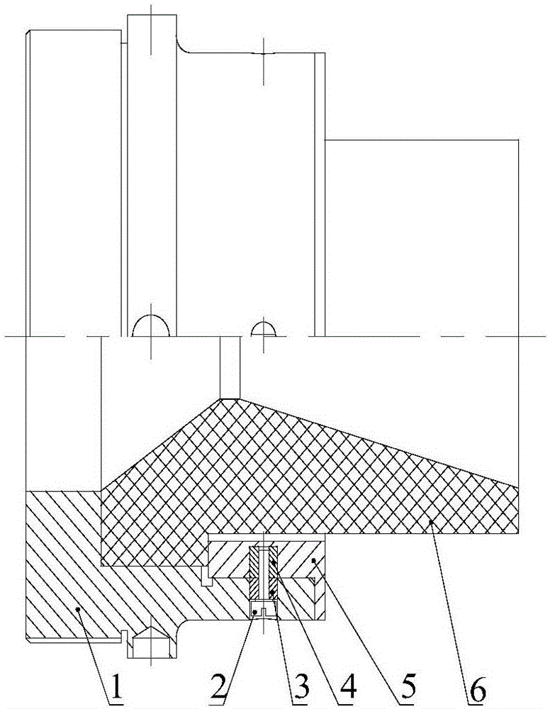 Combined exhaust pipe for solid rocket engine