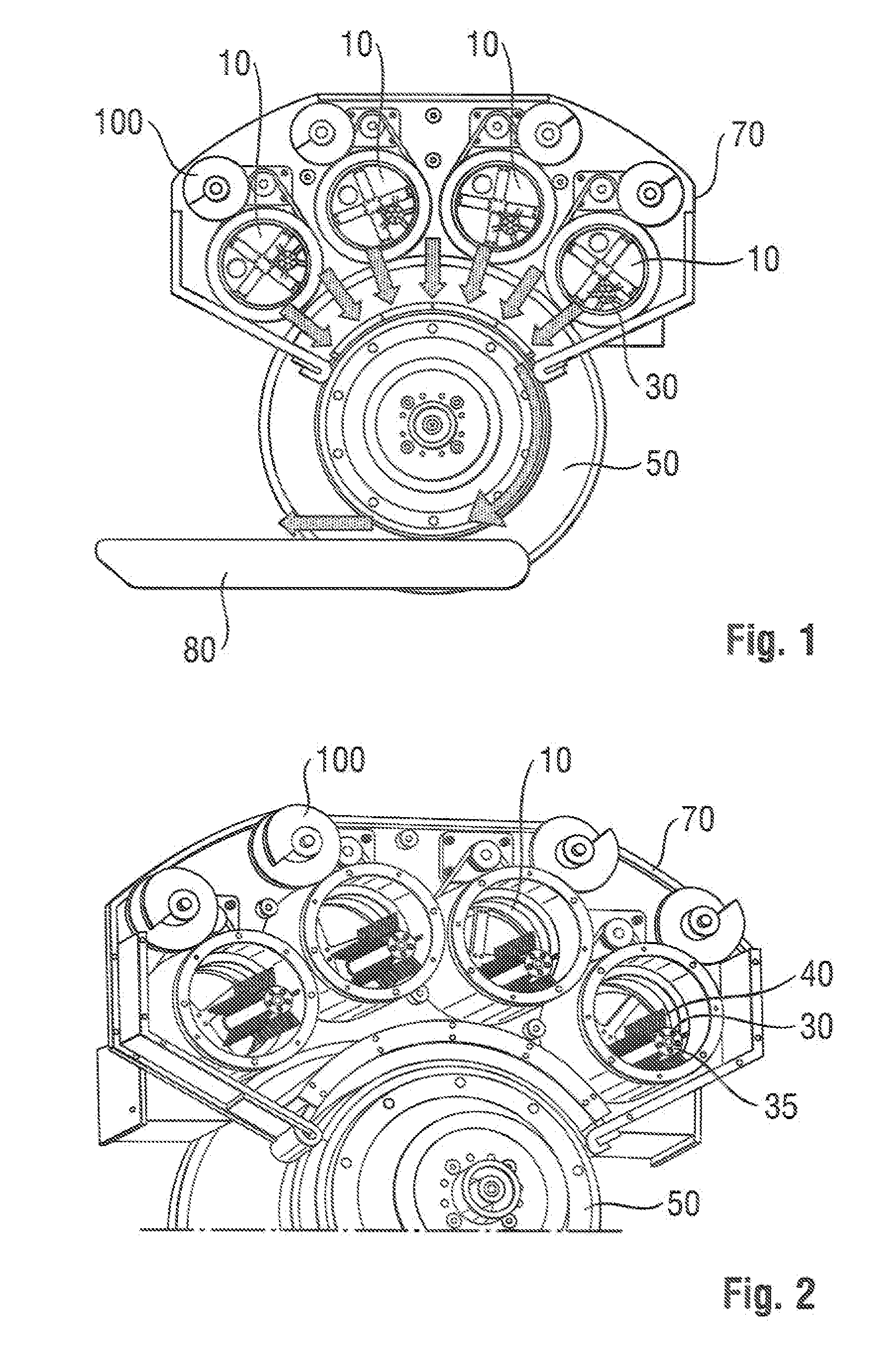 Fiber air-laying process for fibrous structures suitable for use in absorbent articles