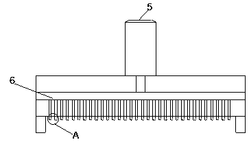 Automatic hair planting device for wig production