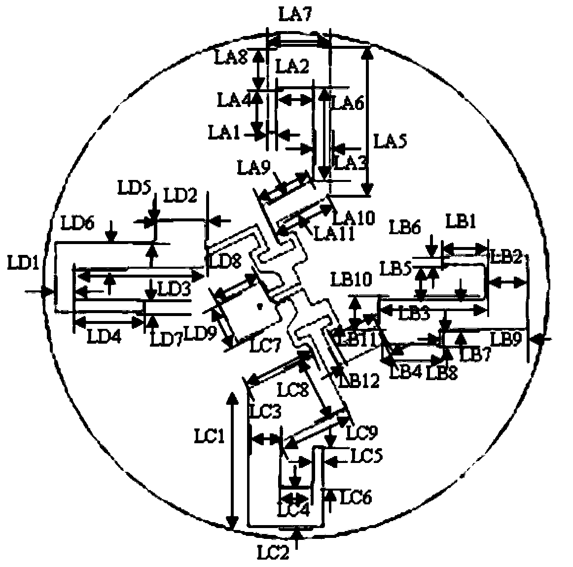 High-gain high-precision positioning antenna and its array applied to base stations