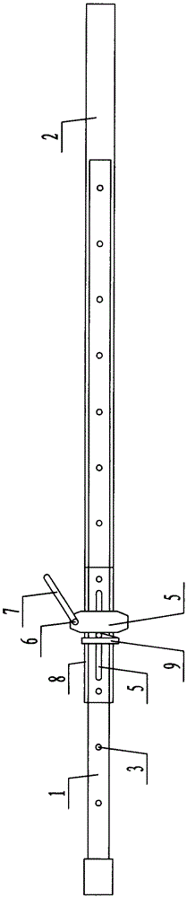 Standard single roof structure for supporting aluminum formwork special for lightning protection of high-speed rail