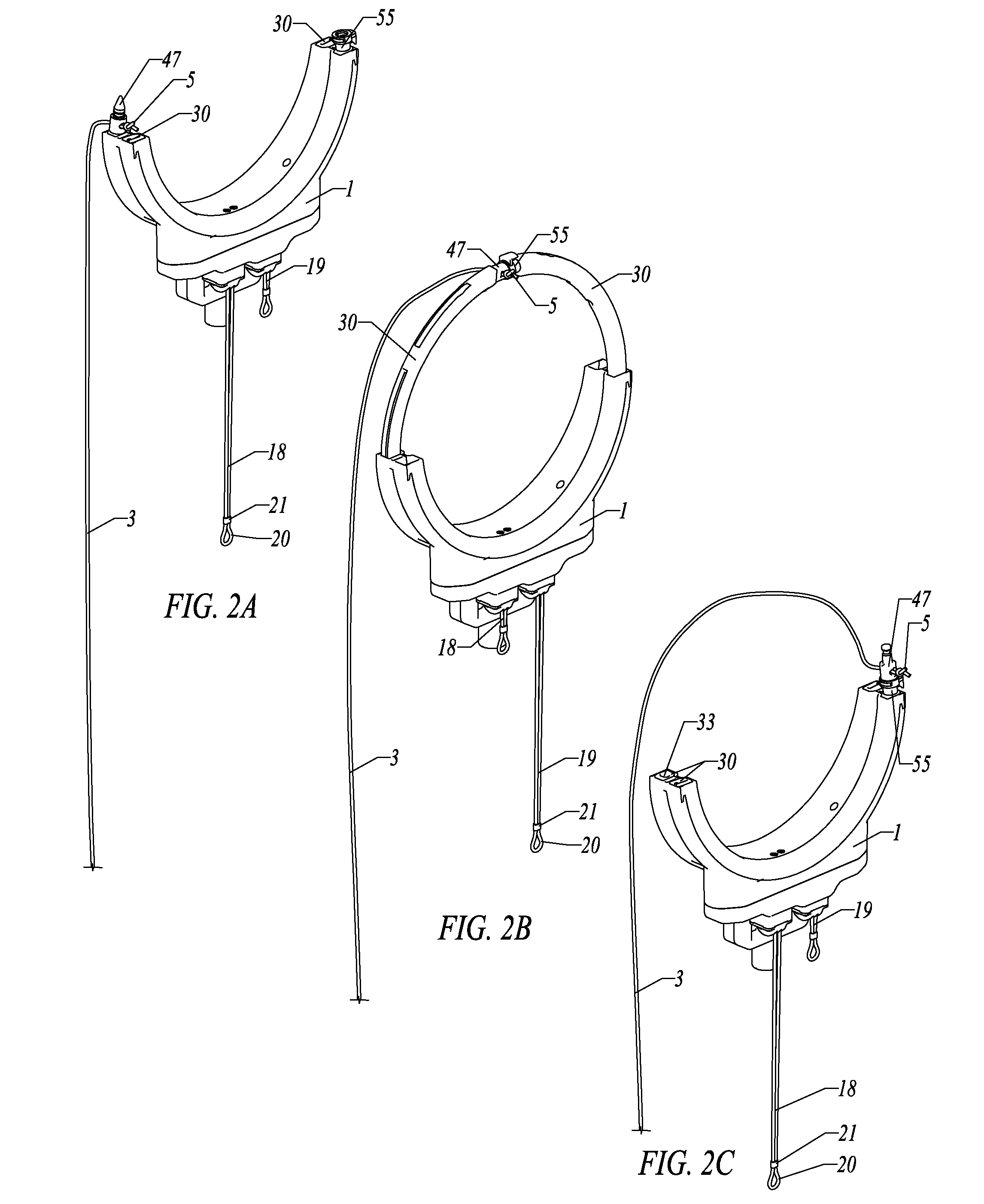 Remotely-operated rope-threading tool