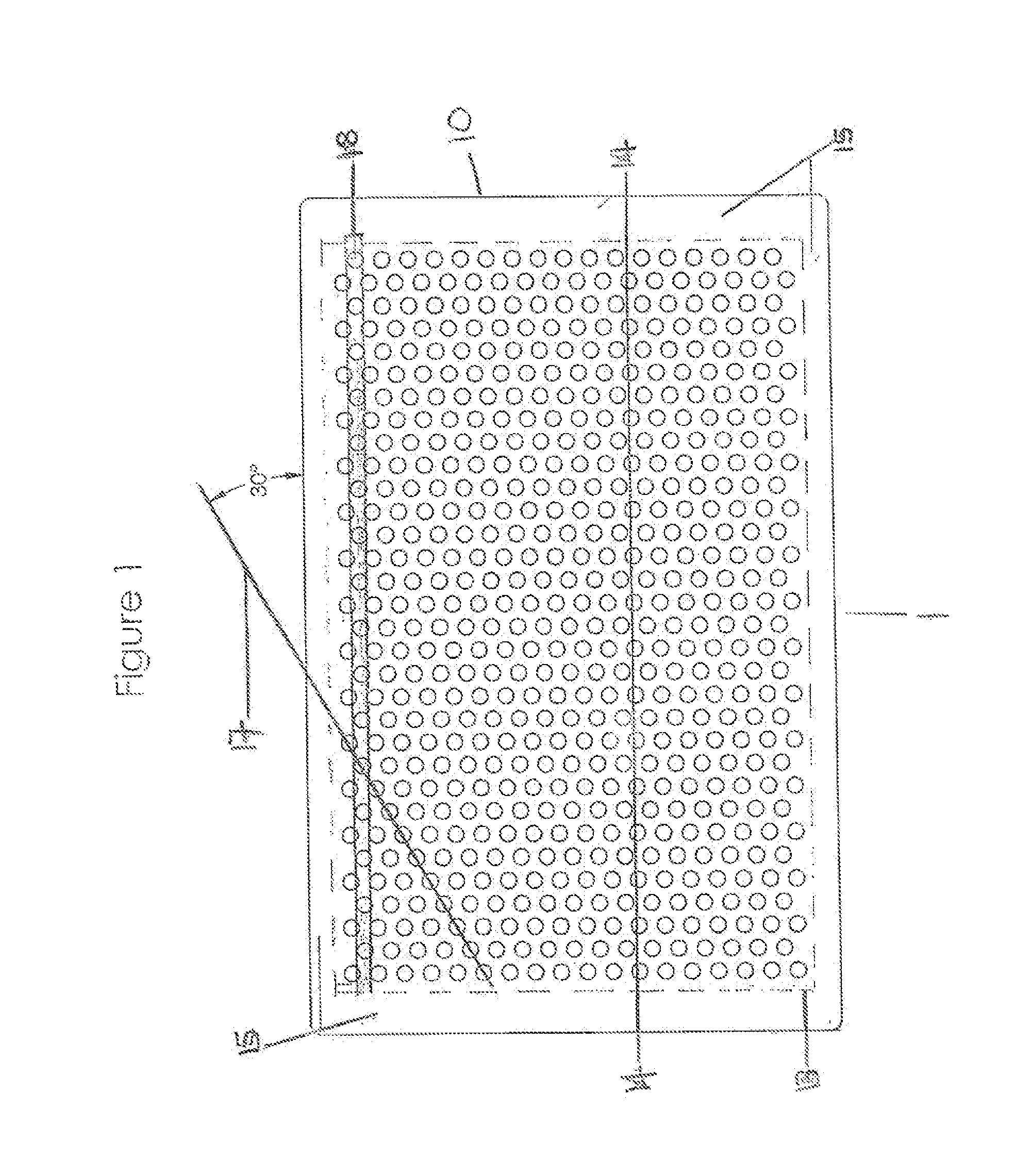 Mould mat for producing bone cement pellets