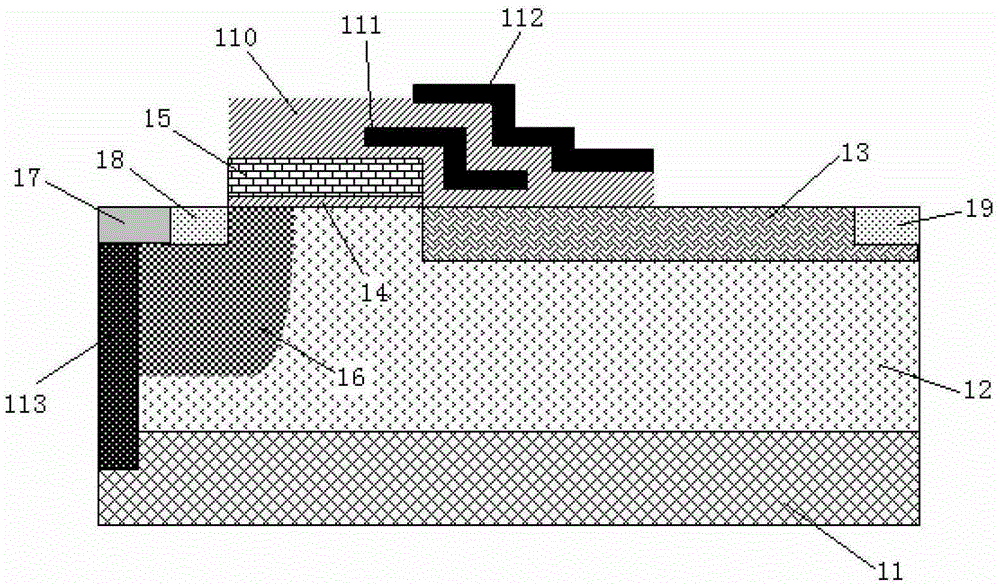 Radio frequency lateral double diffused field effect transistor and its manufacturing method