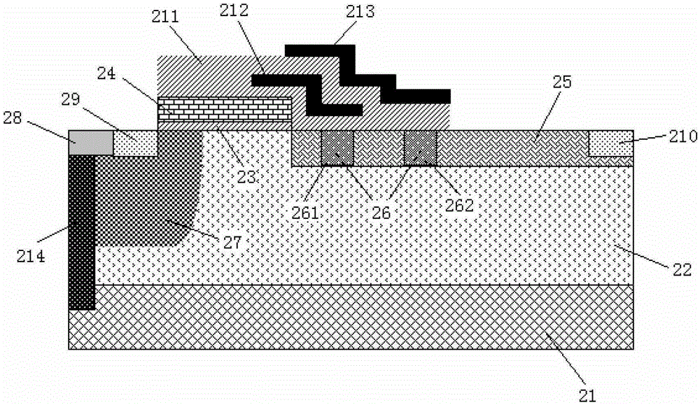 Radio frequency lateral double diffused field effect transistor and its manufacturing method