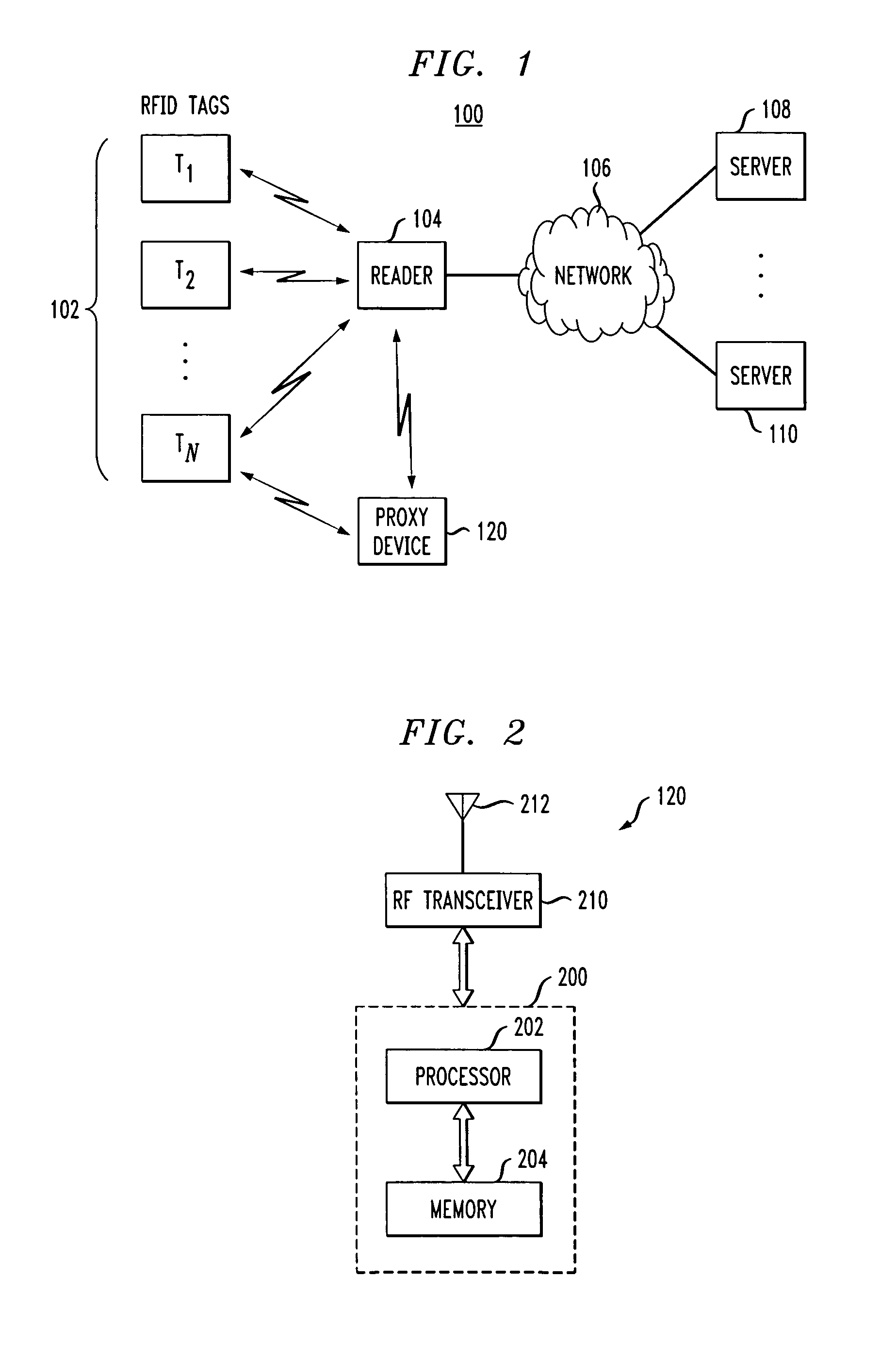 Proxy device for enhanced privacy in an RFID system