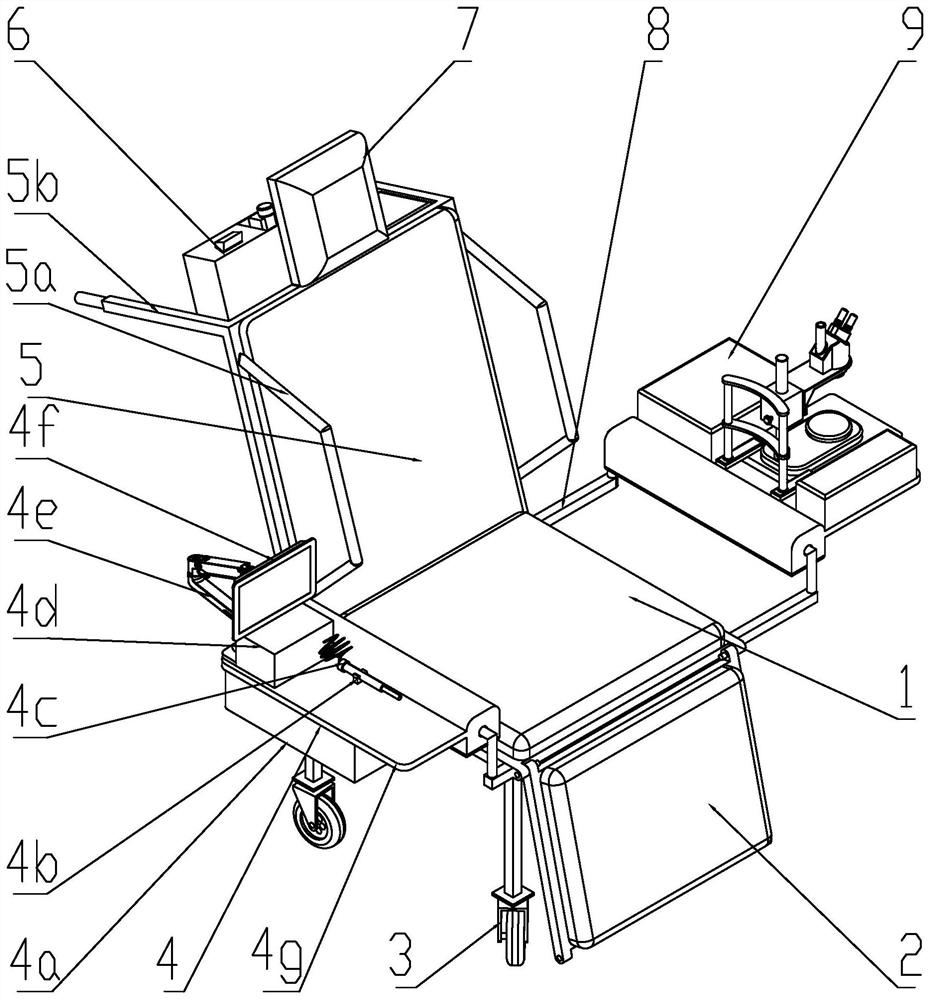 Comprehensive medical diagnosis device for ophthalmology and otorhinolaryngology department