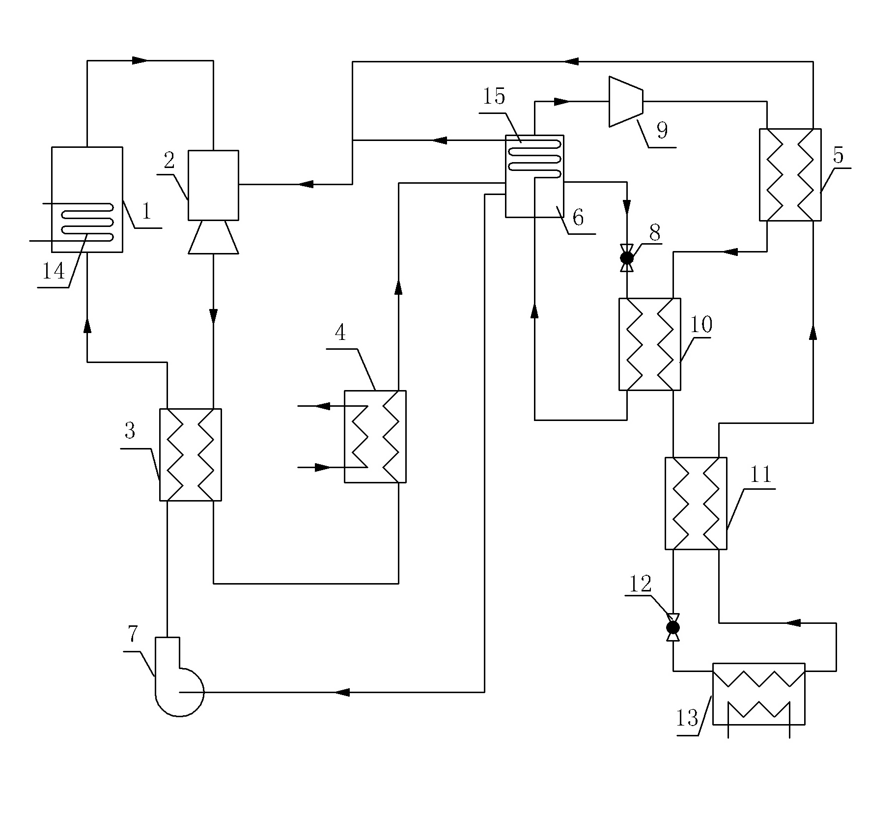 Low-grade heat energy auxiliary-drive composite low-temperature refrigerating system