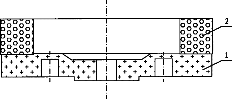 Diamond chamfering polishing wheel for glass and preparation method thereof