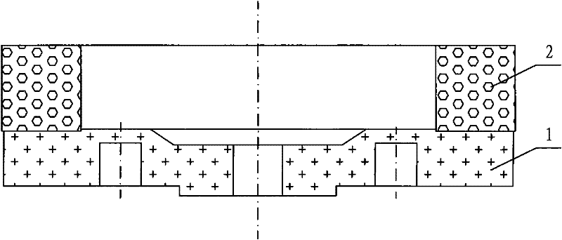 Diamond chamfering polishing wheel for glass and preparation method thereof