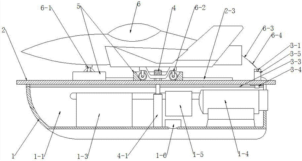 Unmanned air cushion platform of aircraft carrier free with no flight deck