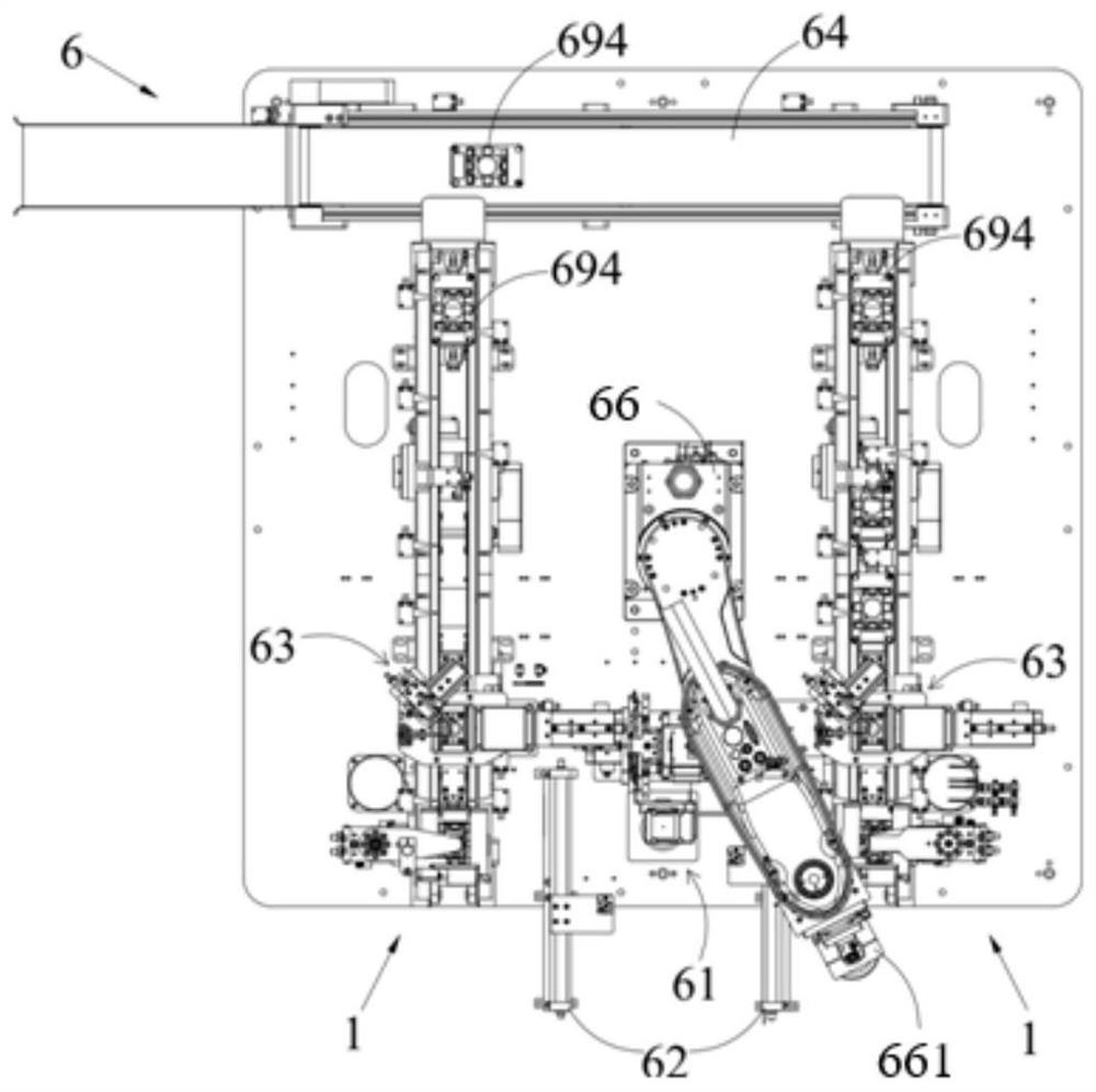 A film tearing and pressure maintaining integrated assembly line