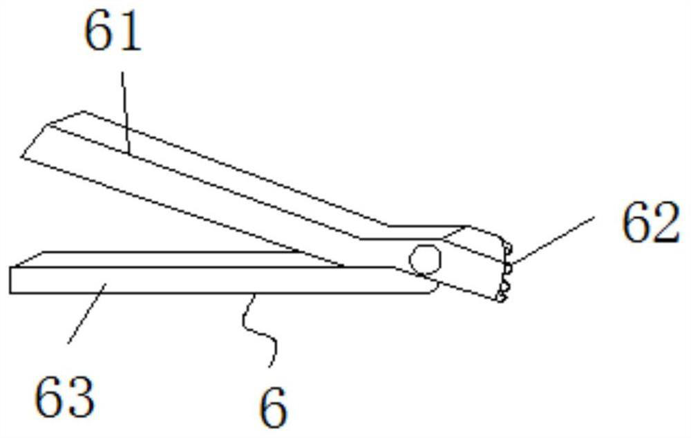 Anastomat with automatic reset safety mechanism, for gastroenterology department