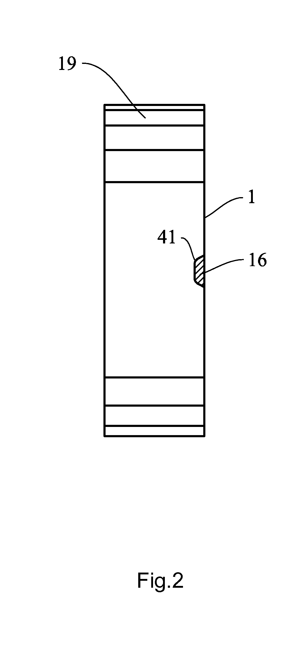 Gear with vibration sensor