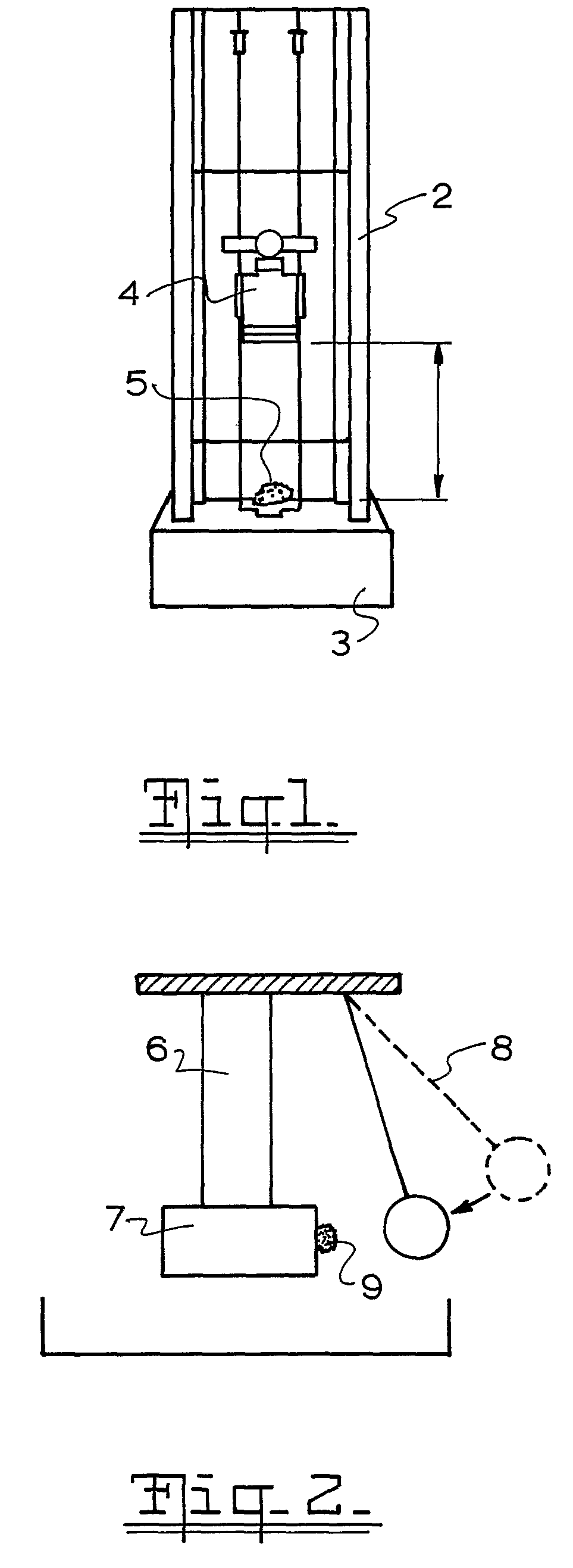 Apparatus for determining breakage properties of particulate material