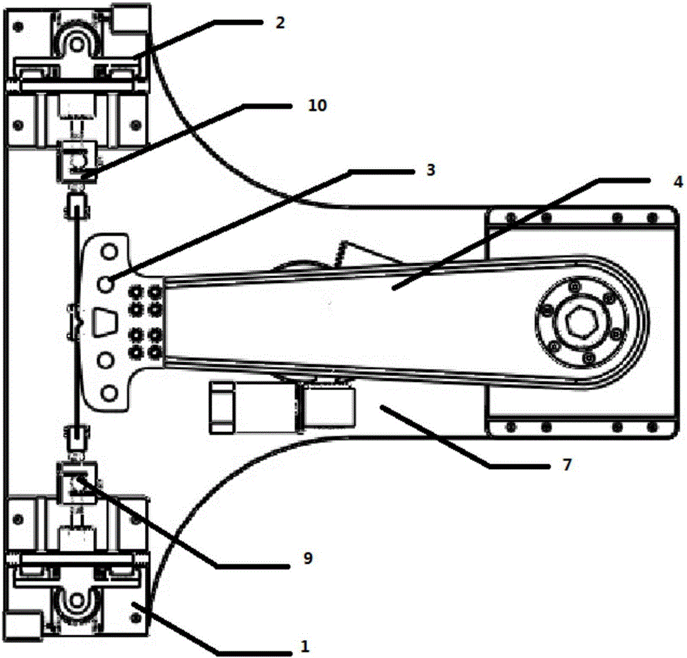 Vertical on-site torque calibration device based on speed reducer force application principle