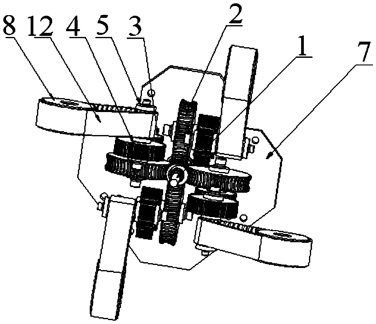 Novel power mechanism for tracked robot