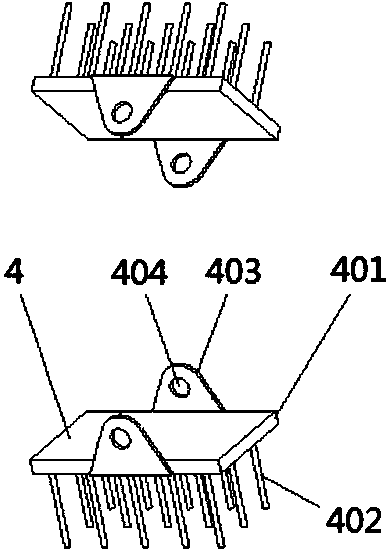 Vertical multi-hinge connection structure between assembled shear walls and construction method