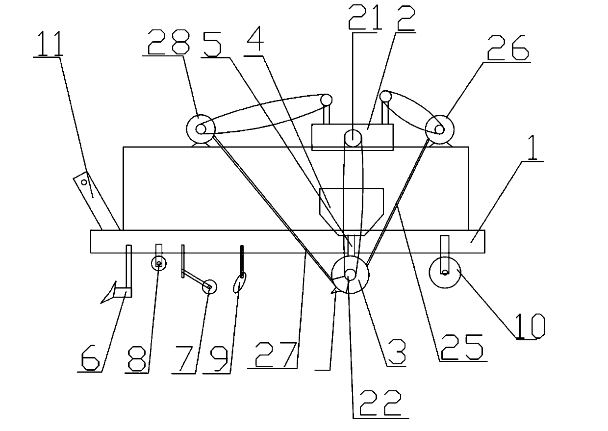 Whole peanut fruit mechanized membrane side seeder and seeding method