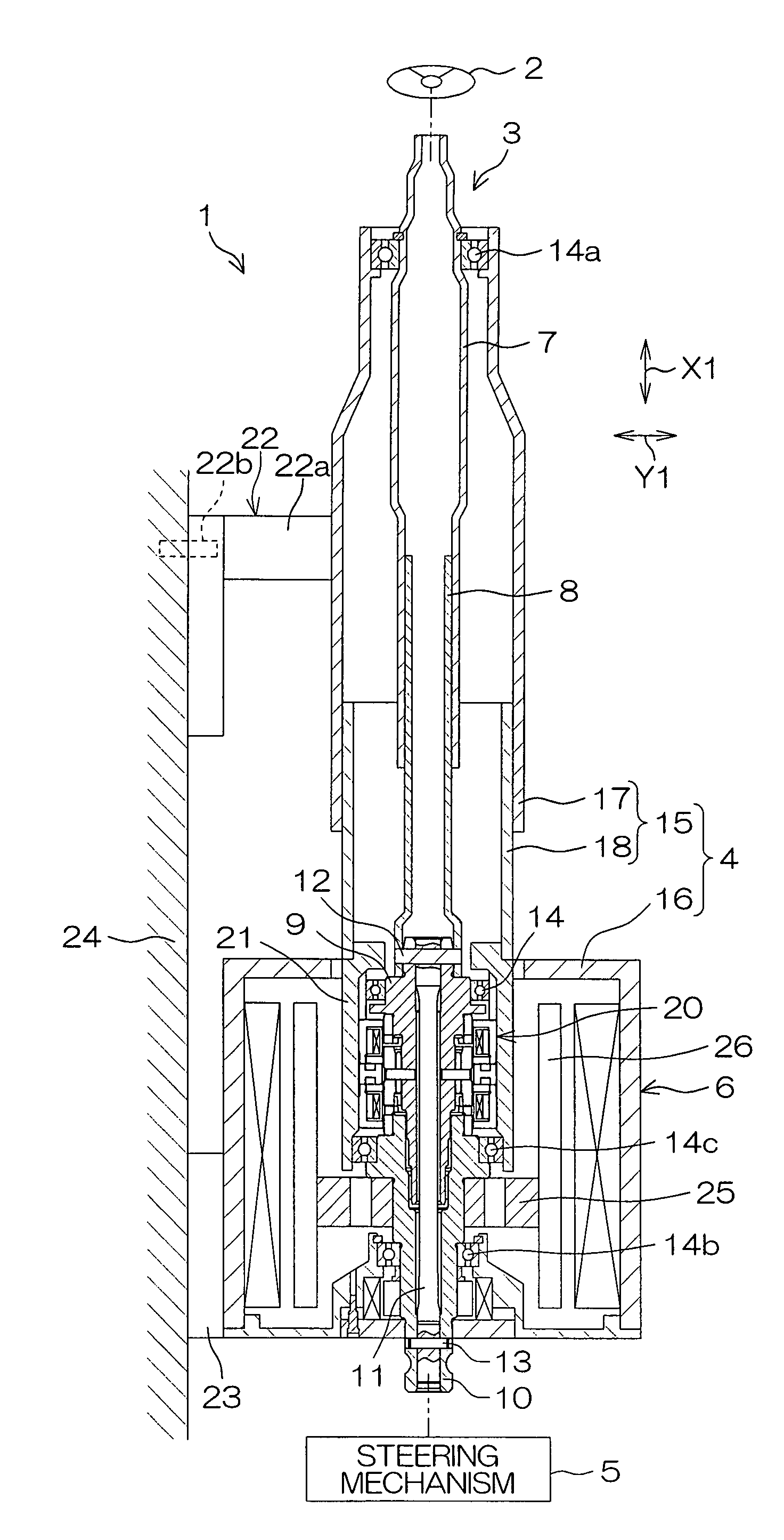 Vehicle steering apparatus