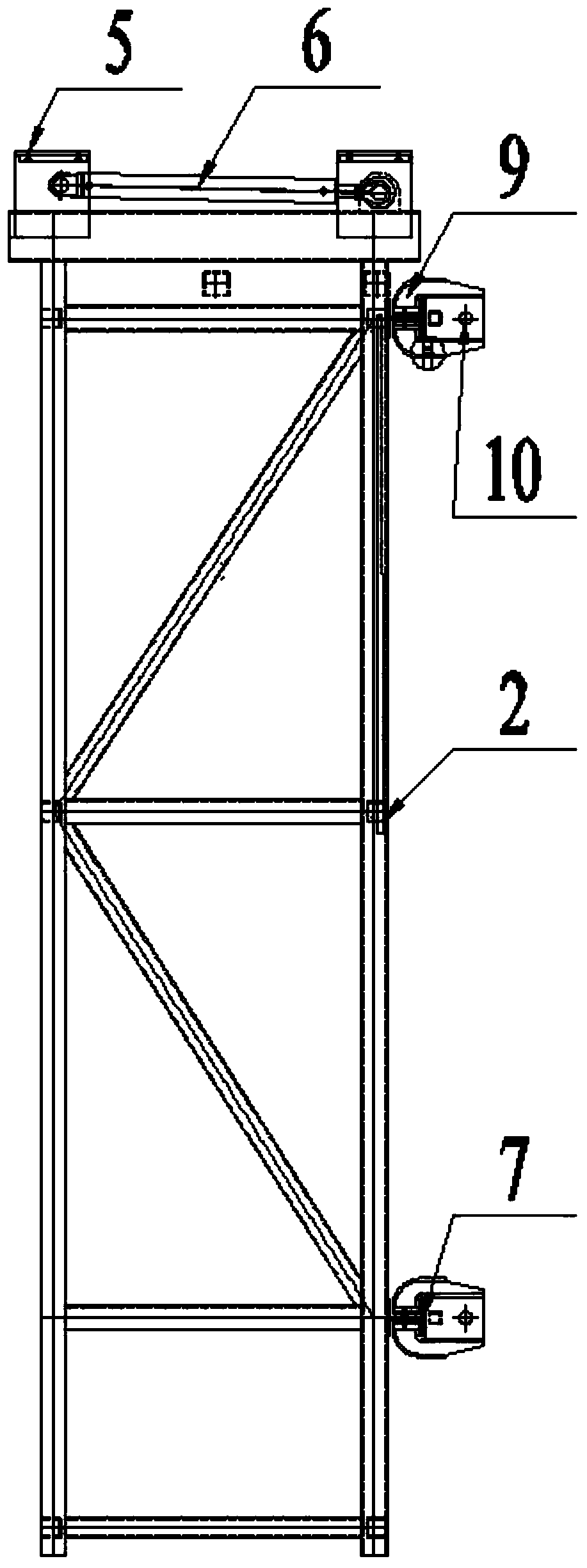 Movable track lifting device