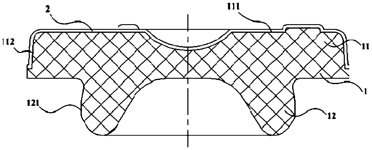 Coated chlorobutyl rubber plug and preparation method thereof