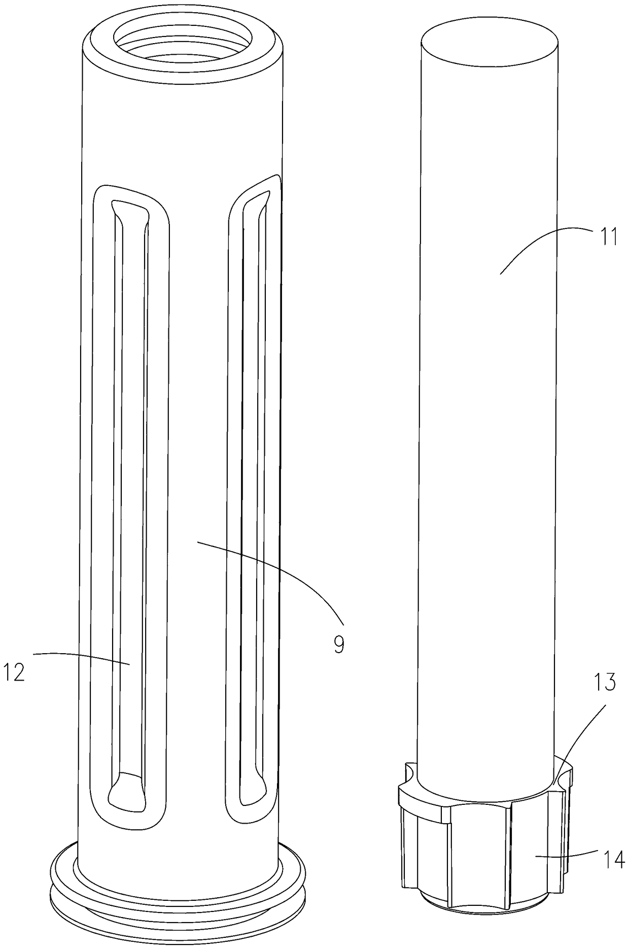 Combined tea brewing device