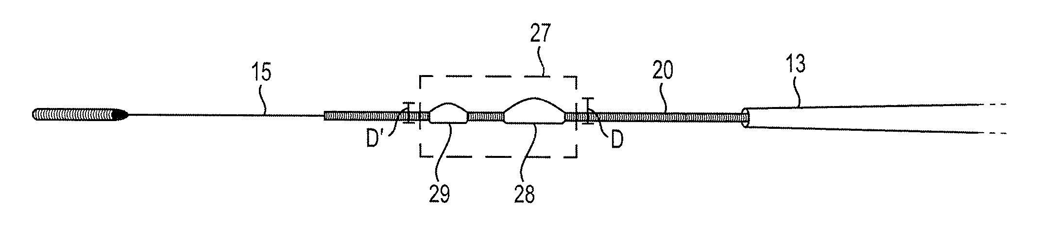 Rotational atherectomy device with a system of eccentric abrading heads