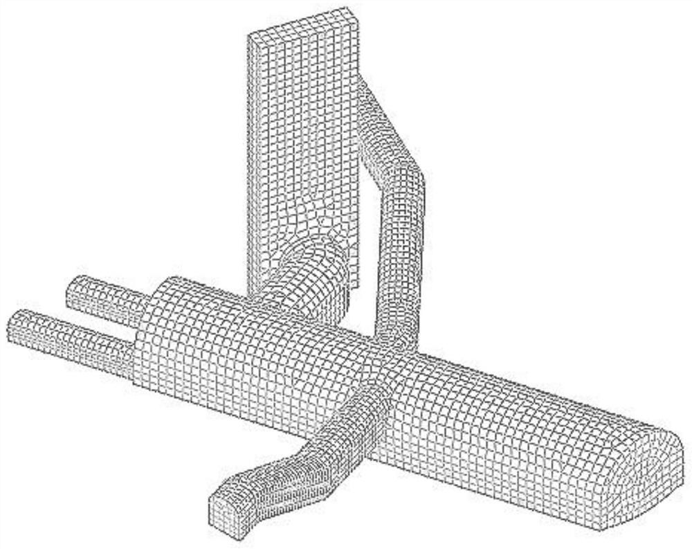 Life-time monitoring and early warning method of tunnel structure at variable cross-section